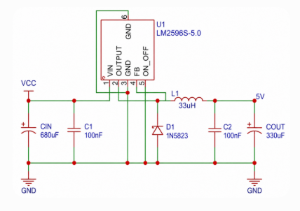 DC-DC Converter with Input and Output Filtering Capacitors